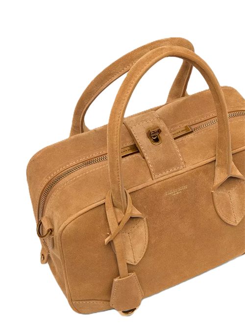 Vita Bag in suede color cammello e dettagli oro Golden Goose Golden Goose | GWA00470A00079855303